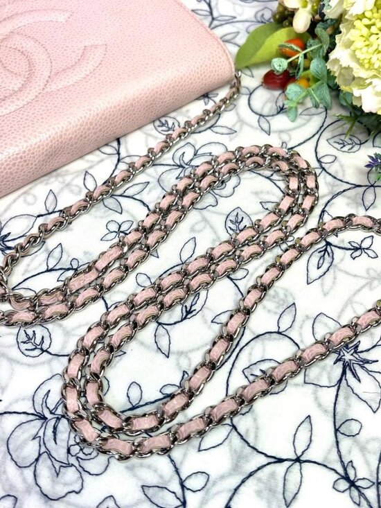 Chanel Chain Wallet Jumbo CC Logo - Picture 13 of 15